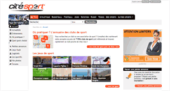 Desktop Screenshot of citesport.com